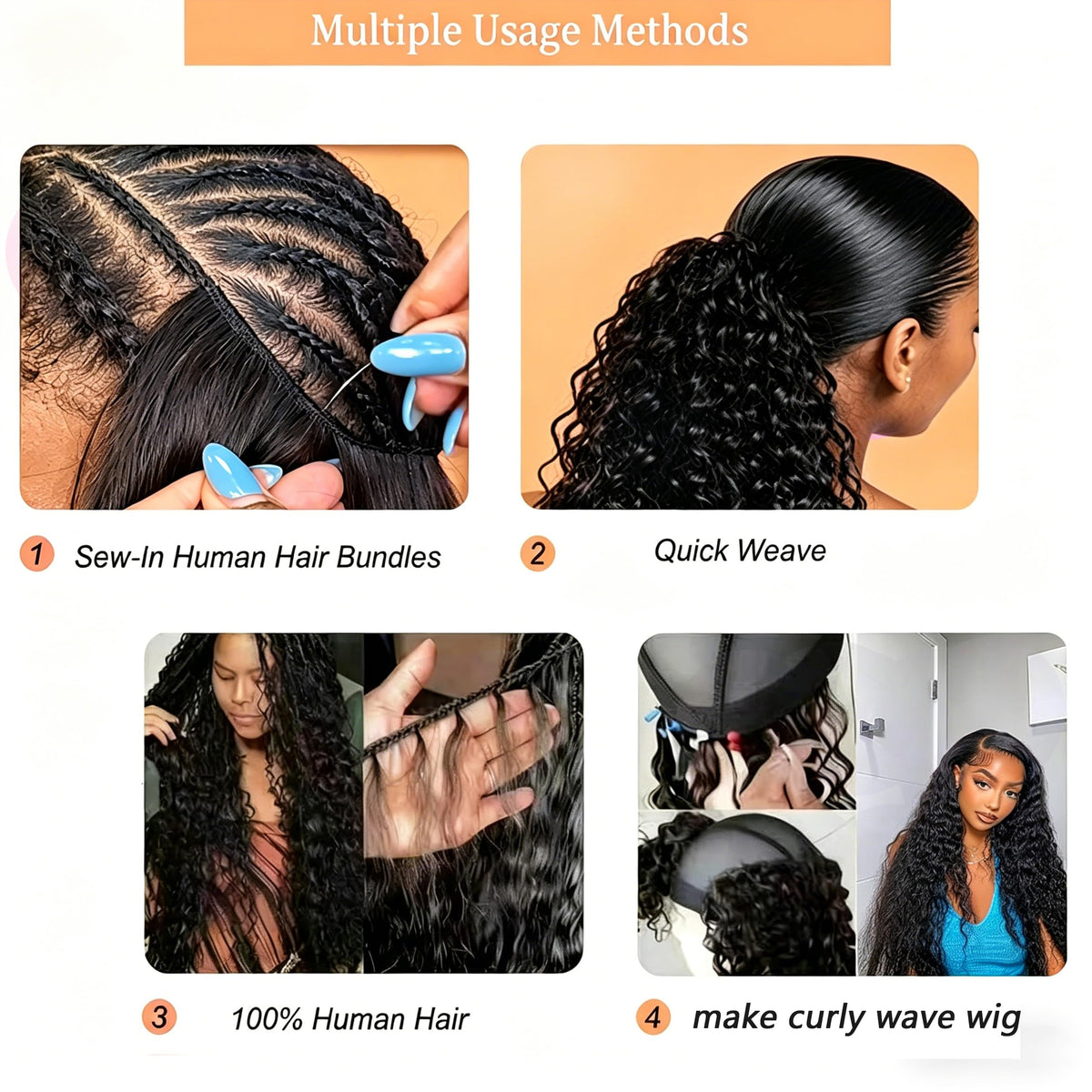 OZQKB spiral-end close-up showing smooth curls and healthy sheen.