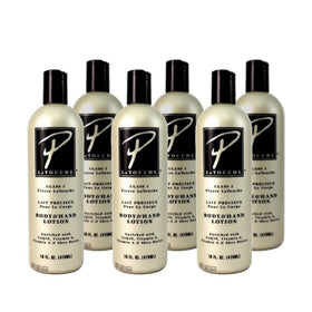 P. Latouche Body & Hand Lotion bottle for daily hydration and skin protection.