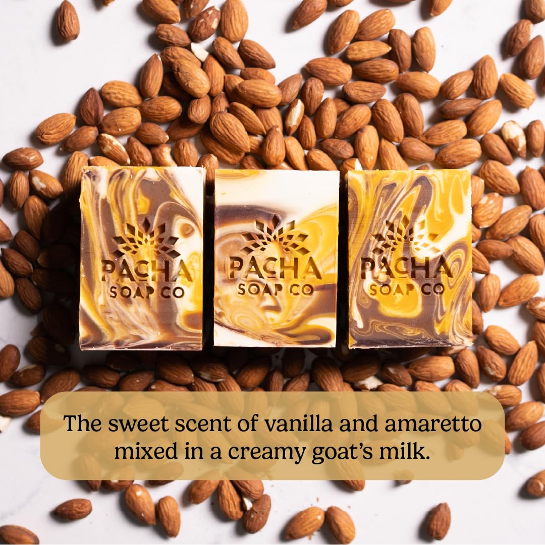 Pacha Soap Co Almond Goat Milk Bar Soap handcrafted workspace reflects small-batch care
