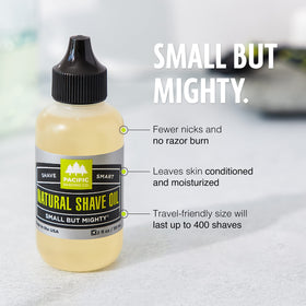 Pacific Shaving Company avocado oil application on the face for smoother prep.