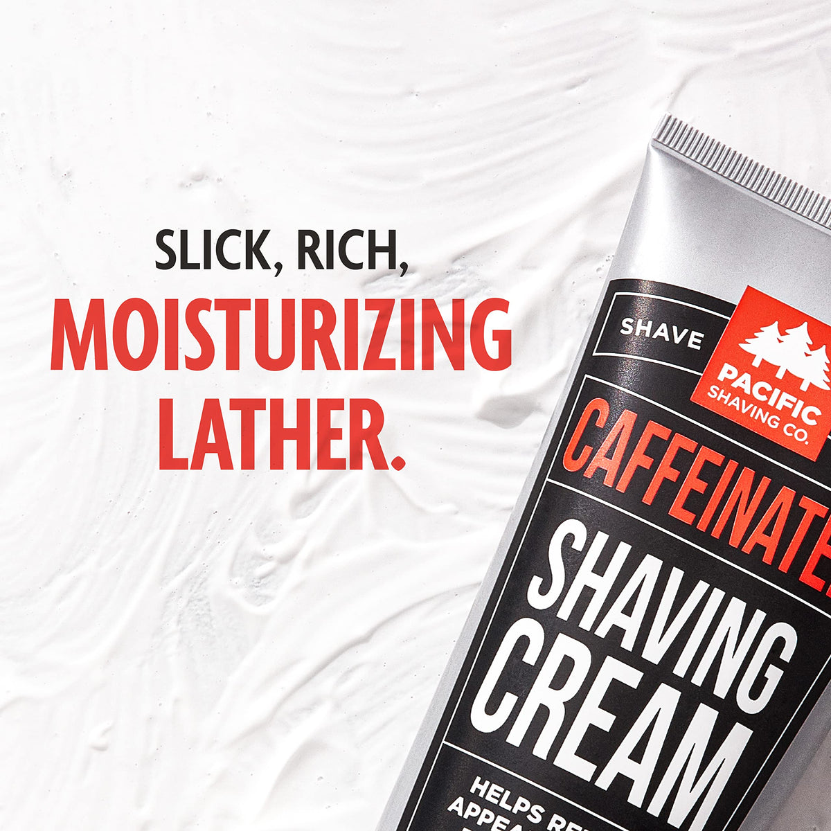 Pacific Shaving set outer box highlights a convenient two-pack for gifting or travel.