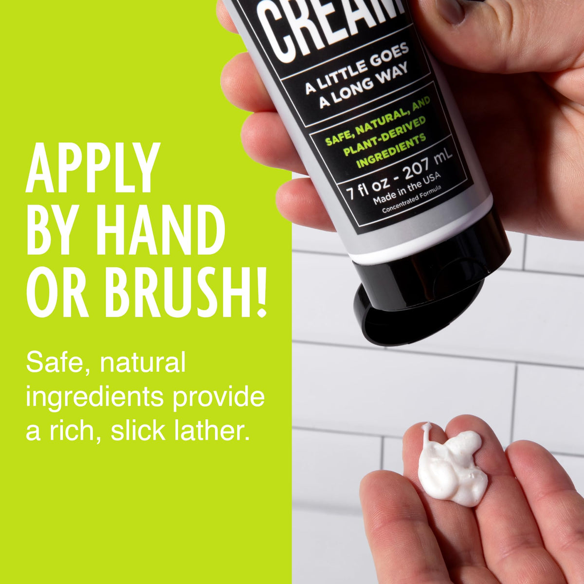 Pacific Shaving vitamin E bottle label – nourishing antioxidant support during shaving.