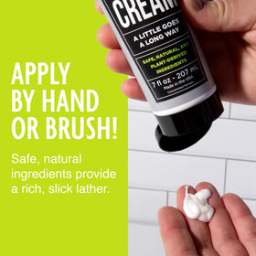 Pacific Shaving vitamin E bottle label – nourishing antioxidant support during shaving.