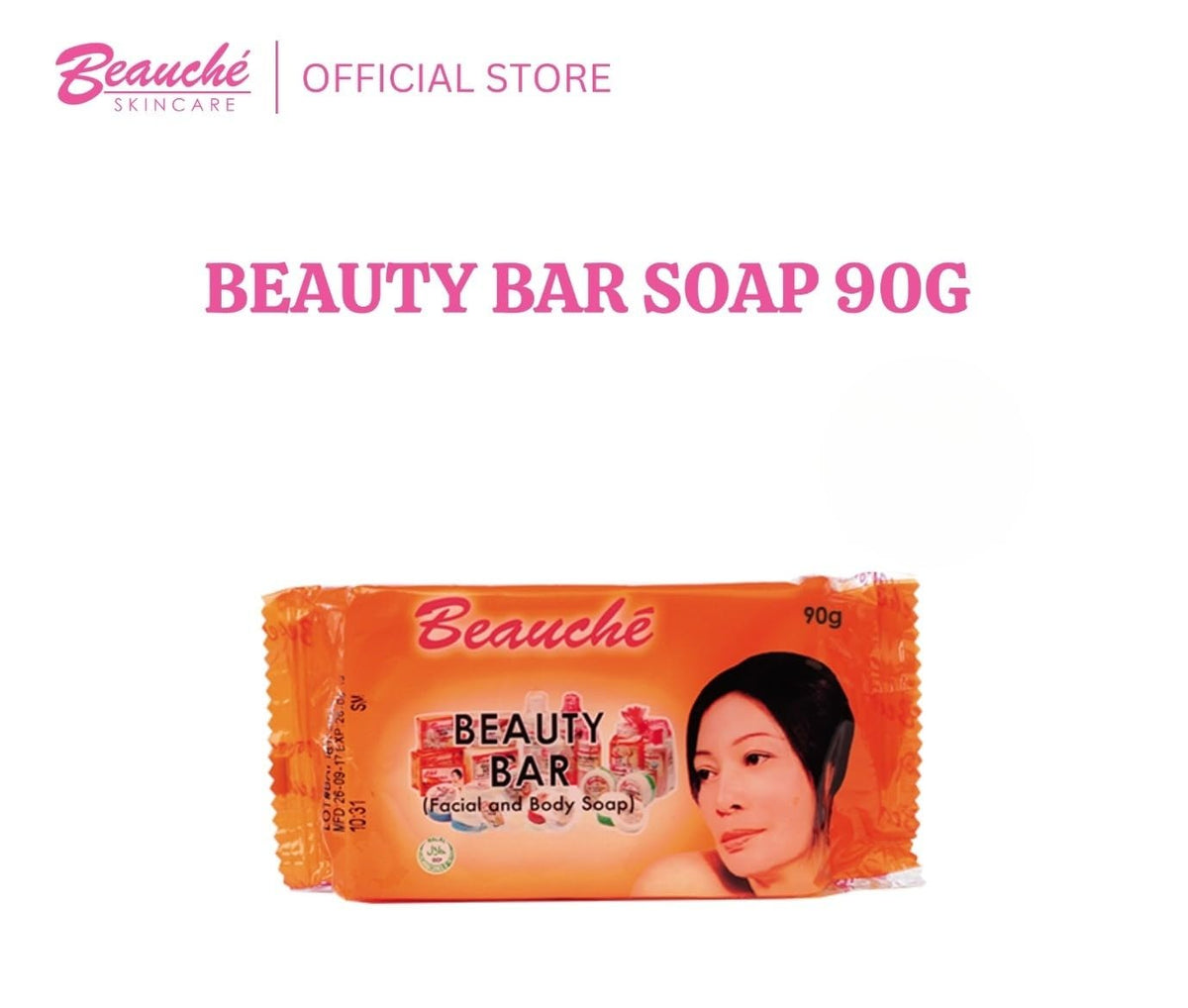 Orange Beauche Beauty Bar 90g close-up highlighting citrus scent during daily shower