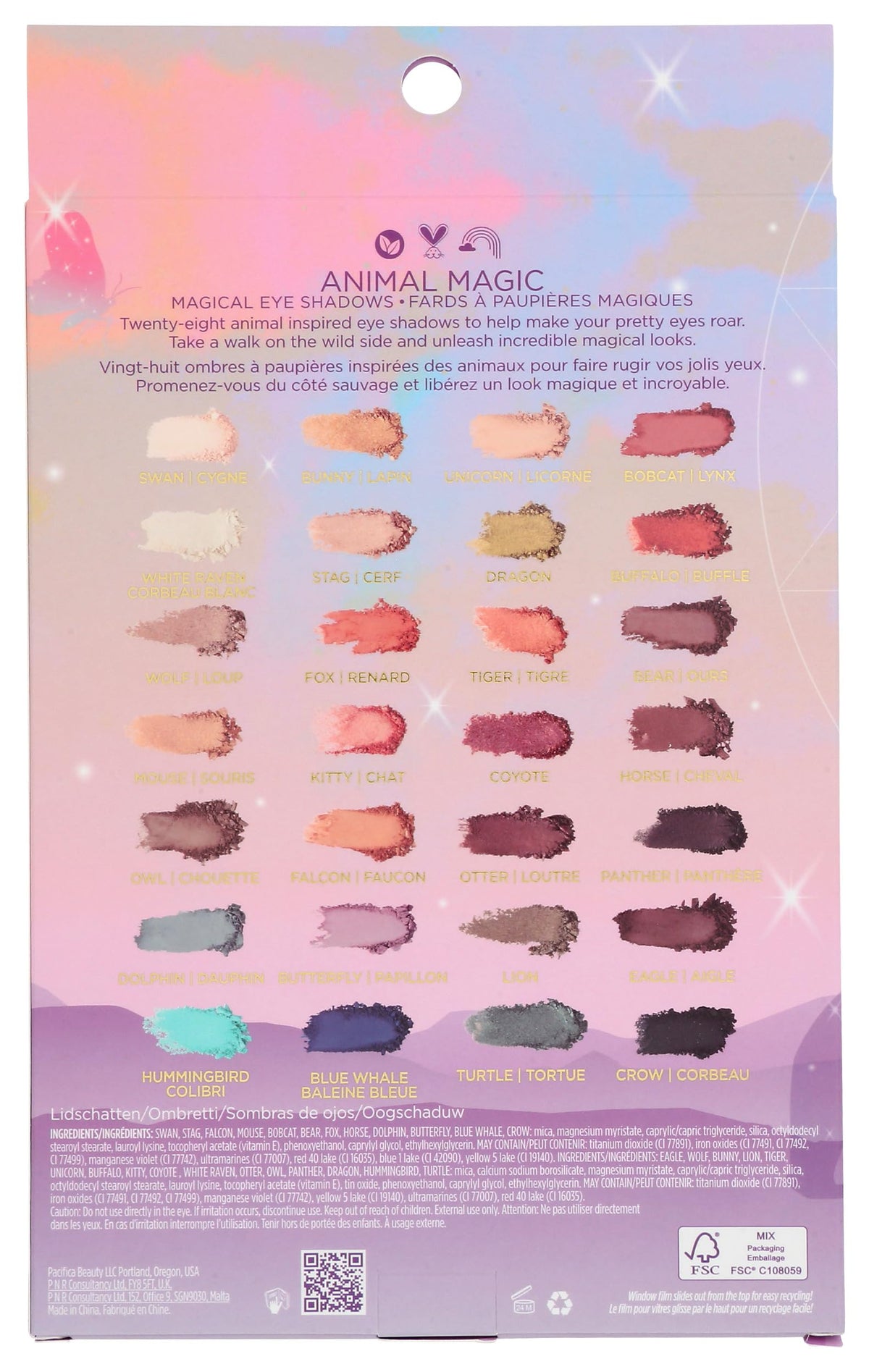 Pacifica Animal Magic neutral shades row for easy everyday looks.