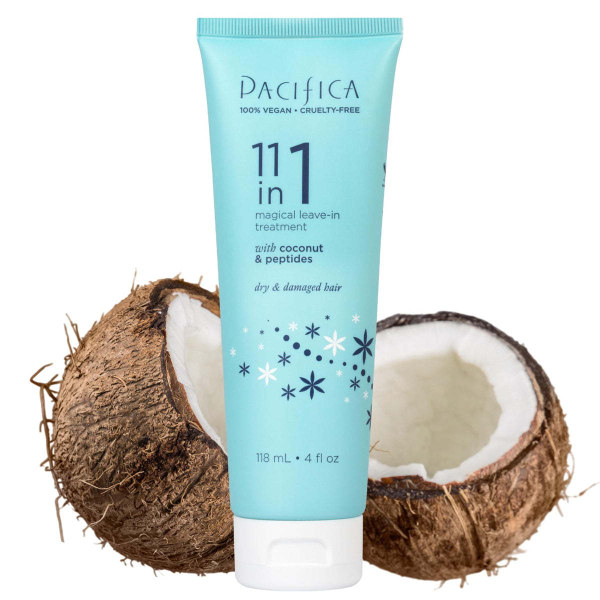 Pacifica quick styling routine showing detangling then leave-in conditioning for smooth results.