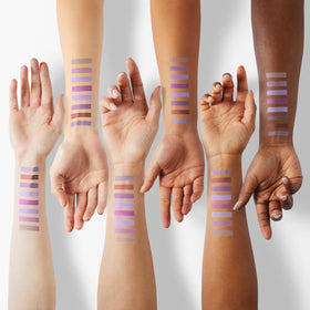 Pacifica Purple Nudes matte shades closeup ideal for crease work.