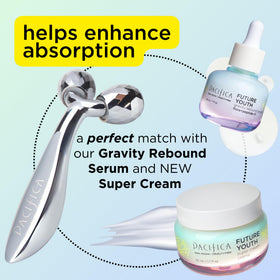Pacifica Future Youth Roller under-eye area to help reduce puffiness gently.