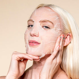 Pacifica Glow Baby Mask kelp extract emphasizes deep hydration and elasticity.