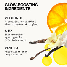 Pacifica Glow Baby vegan and cruelty-free logo, ethical skincare promise.