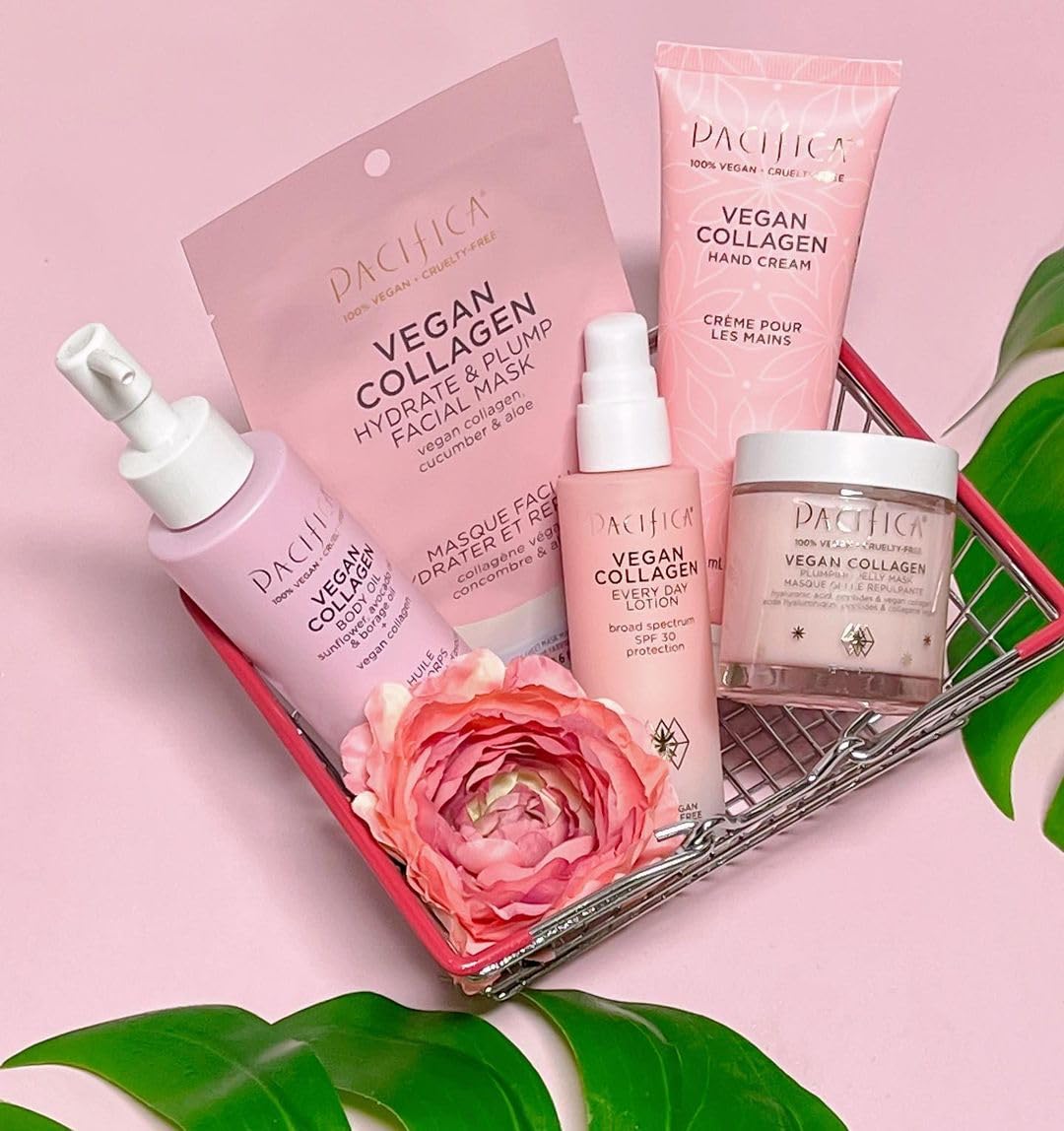 Pacifica hand cream non-greasy feel; absorbs quickly, leaving hands smooth without residue.