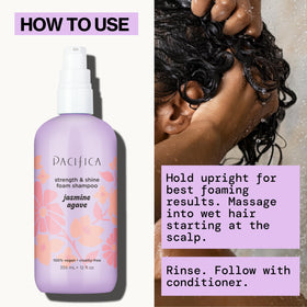 Pacifica Jasmine Agave Conditioner texture, silky conditioning without heavy buildup