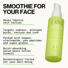 Pacifica Kale Smoothie Face Lotion pump top enables easy, mess-free daily application.