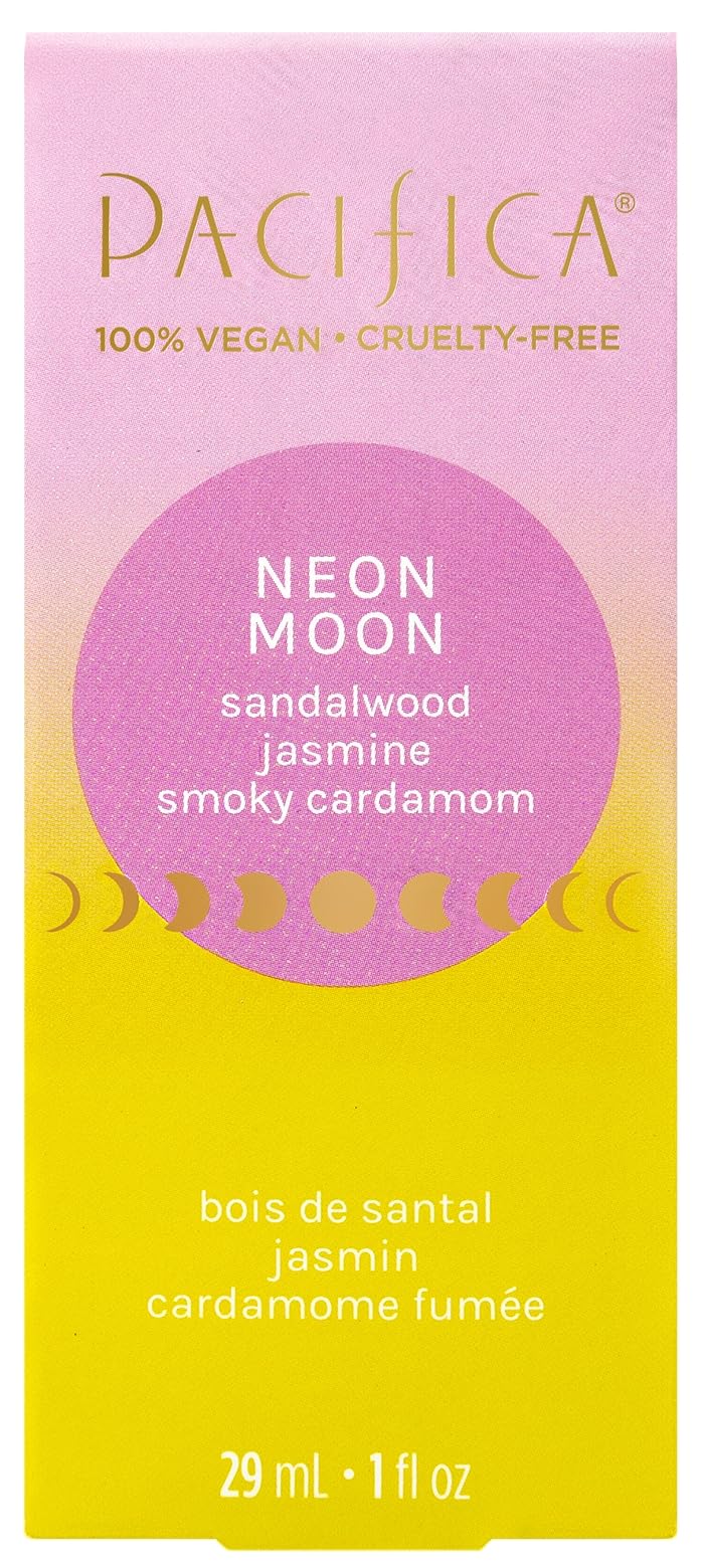 Close-up of Neon Moon spray application suggesting easy, confident use