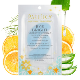 Pacifica packaging shot conveys a convenient eye-care kit on your vanity.