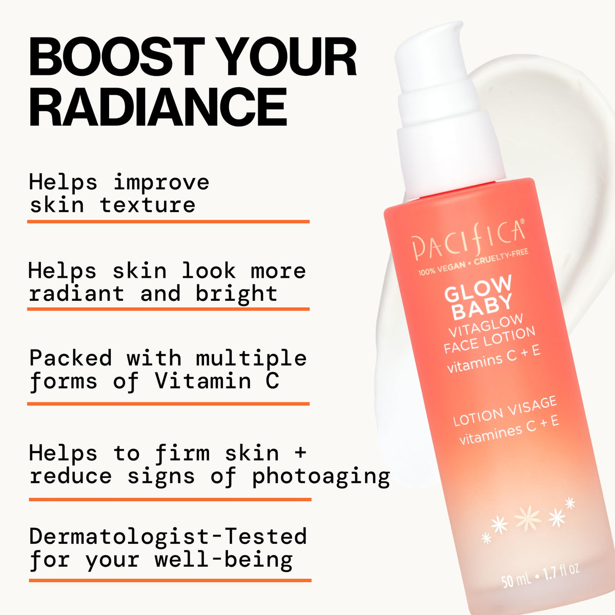 Pacifica paraben- and sulfate-free label on packaging describes the formula.