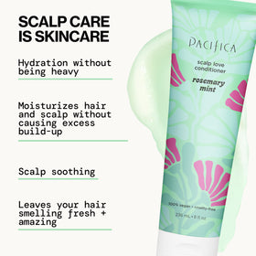 Pacifica Rosemary Mint ingredient image featuring peppermint for refreshing feel.