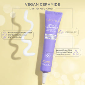Pacifica packaging emphasizes cruelty-free and vegan certification.