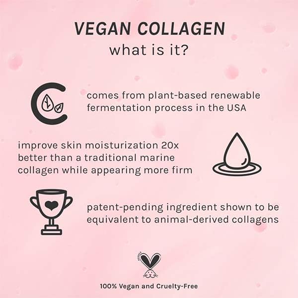 Pacifica Vegan Collagen Cream Gel Cleanser highlights hyaluronate for hydration support.