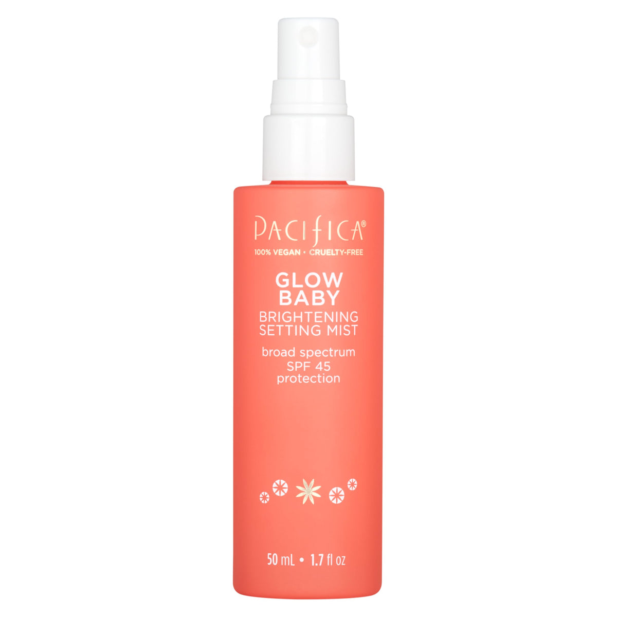 Pacifica vegan and cruelty-free label emphasized on product packaging for clean beauty.