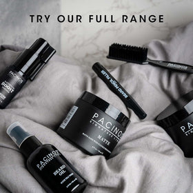 Pacinos Hair Fiber Kit after application with fuller appearance