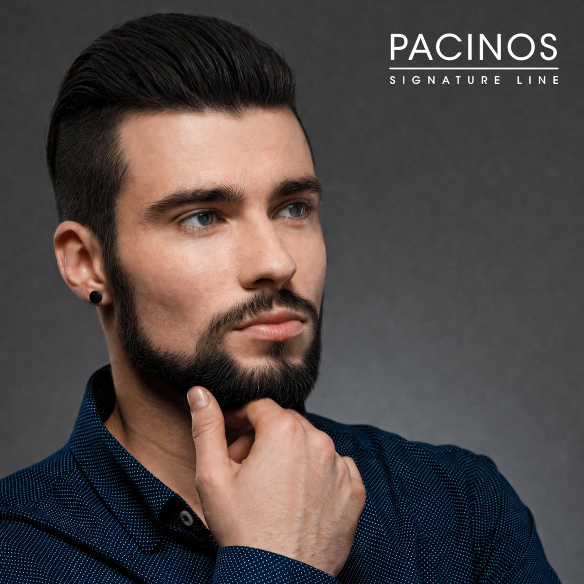 Close-up of Pacinos powder adding volume to fine hair
