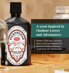 Rich lather swirl from Packer's Pine Tar Conditioner showing creamy texture