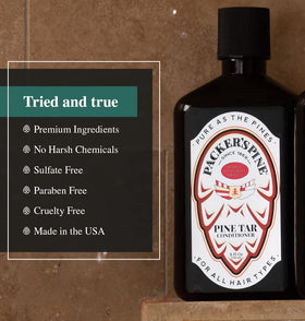 Packers Pine Tar Conditioner pump for easy daily use and even distribution