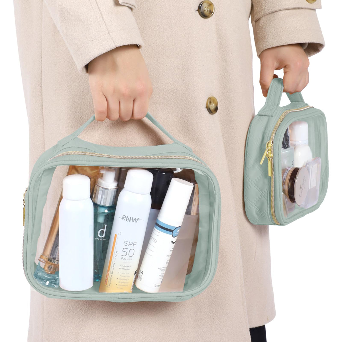 PACKISM Laurel Green travel bag with handle for easy carrying