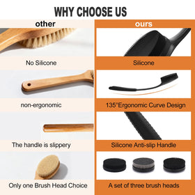 PADAPODO replaceable heads extend life and simplify cleansing routines.