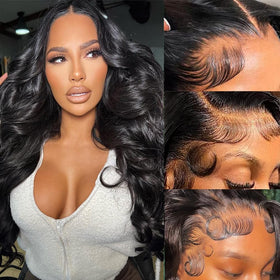 Padise 24-inch body wave lace front wig with natural volume for daily styling versatility.