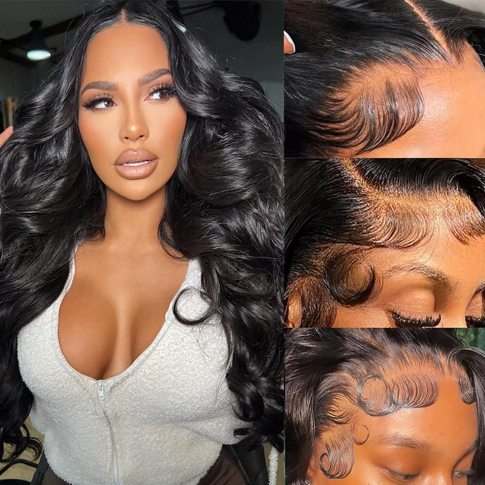 Padise 24-inch body wave lace front wig with natural volume for daily styling versatility.