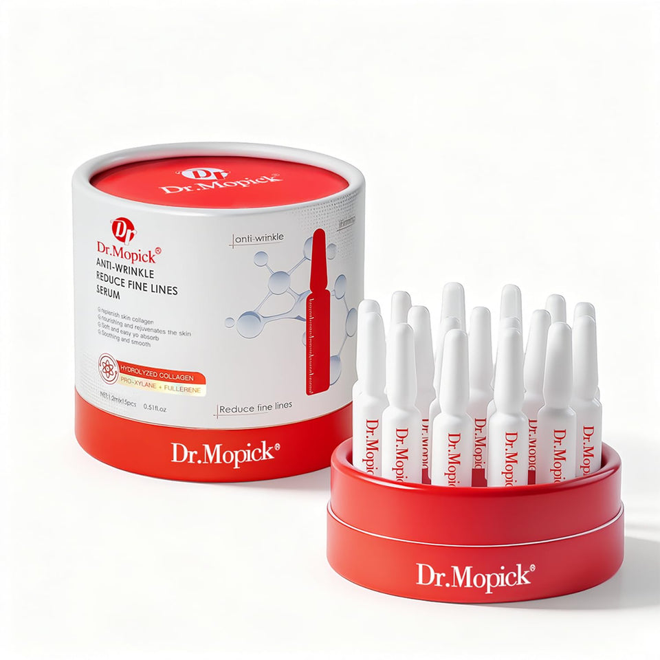 Padoro Dr.Mopick anti-wrinkle serum bottle closeup for premium care