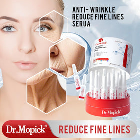 Padoro Dr.Mopick serum being gently patted into skin for absorption
