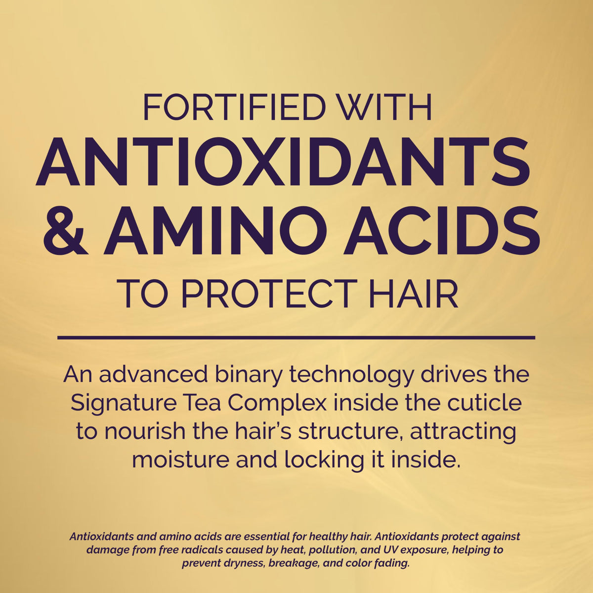 Pai-Shau antioxidant and amino acid shield protects hair from heat and environmental stress