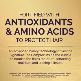 Pai-Shau antioxidant and amino acid shield protects hair from heat and environmental stress