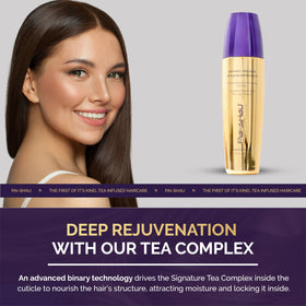 Pai-Shau moisture-attraction locks hydration inside the hair shaft for lasting softness