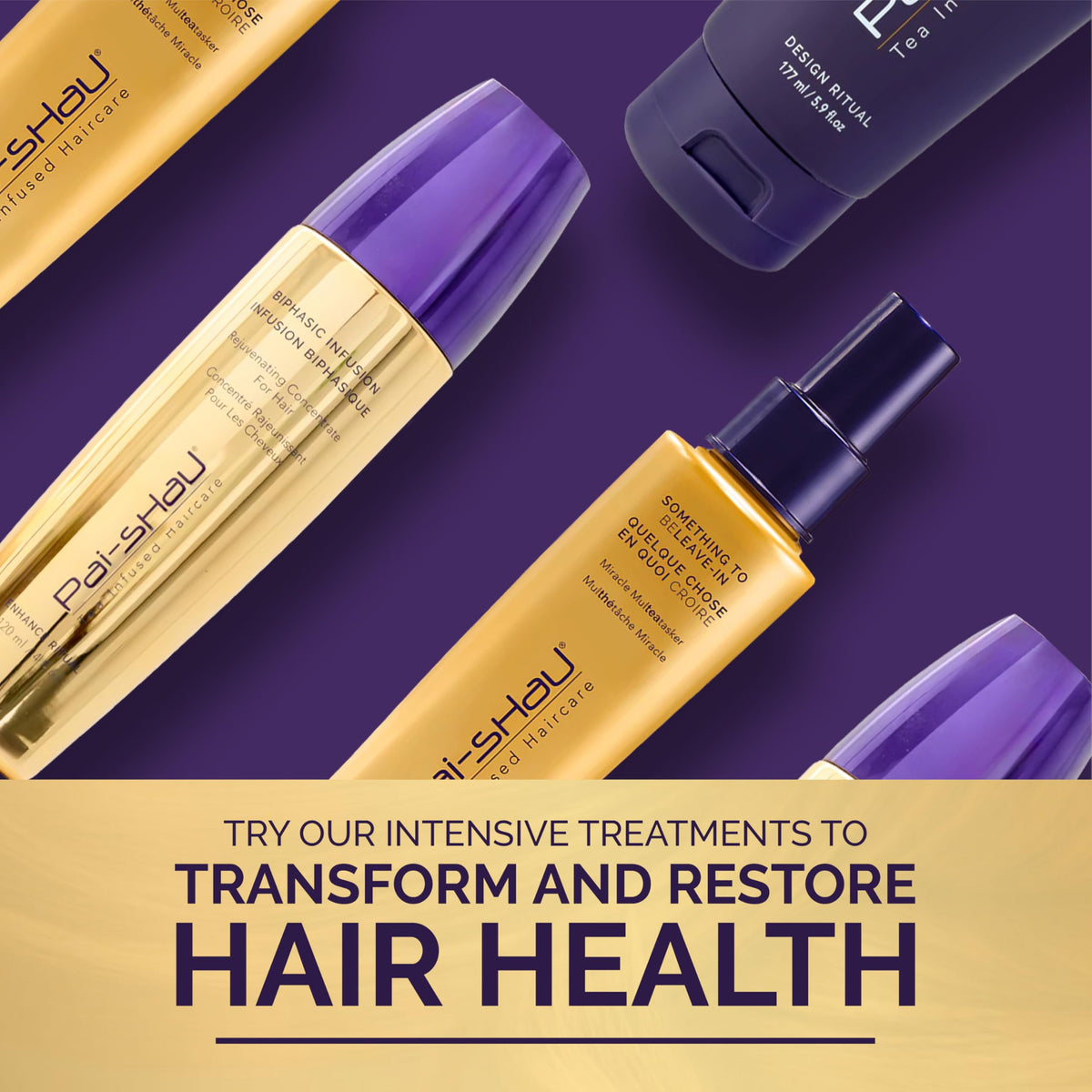 Pai-Shau protective layer guards against heat and environmental elements during styling