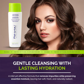 Pai-Shau Replenishing Cleanser pump-top bottle for convenient morning showers.