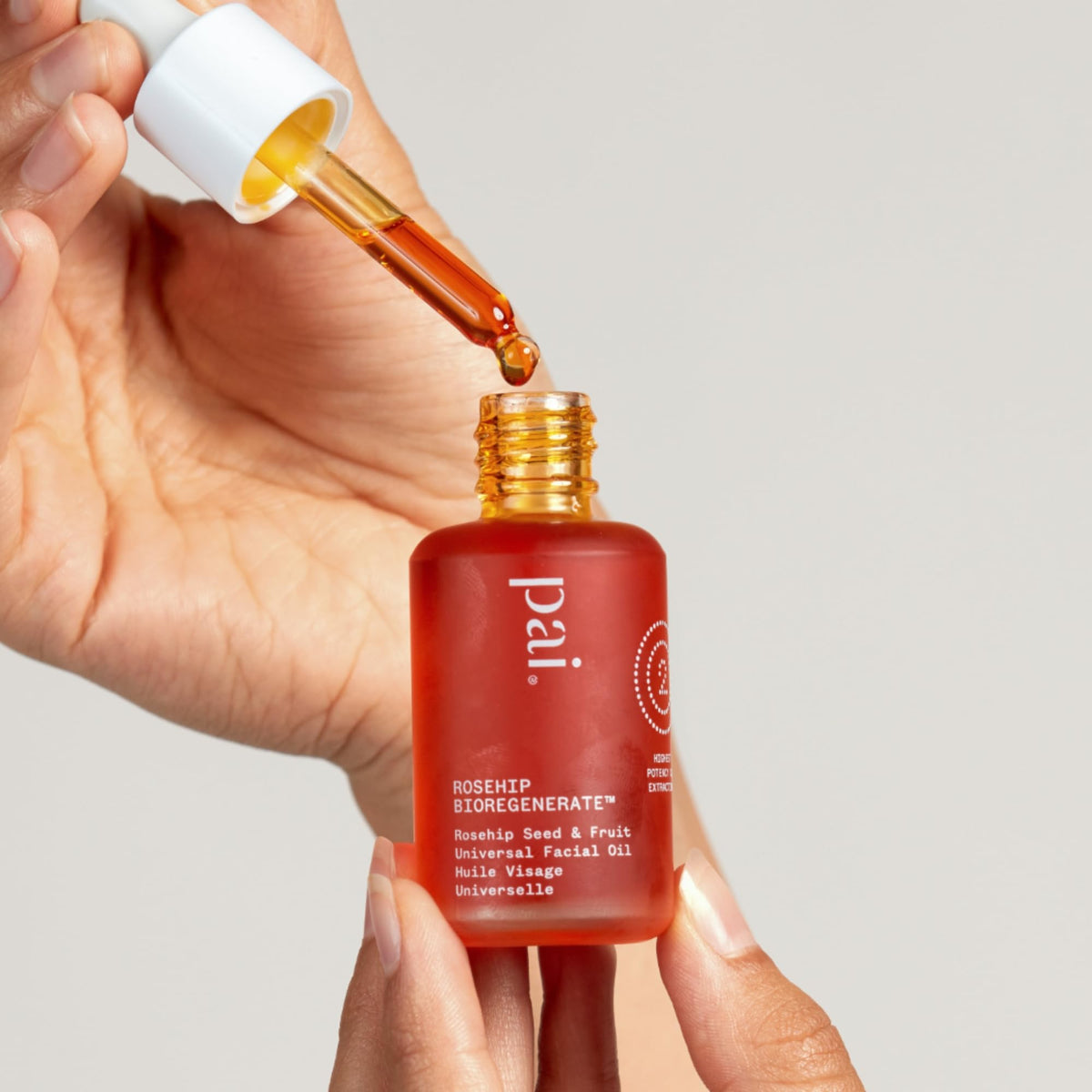 PAI SKINCARE Rosehip BioRegenerate oil blemish healing support—gentle for sensitive skin.