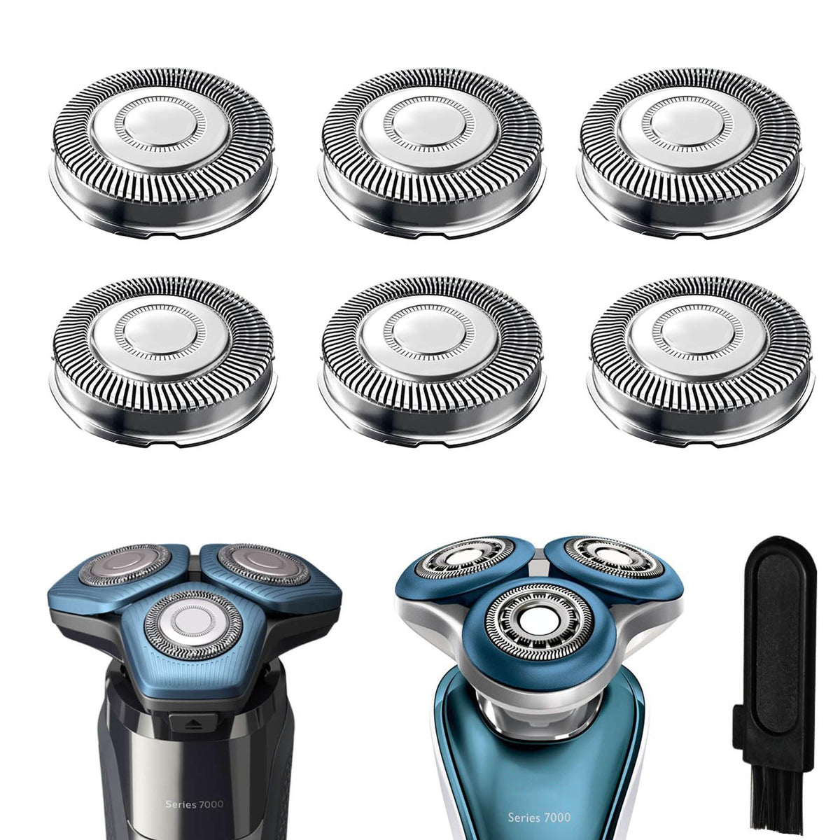 PAI4LEISI SH71 replacement heads 6-pack for refreshed shaving performance