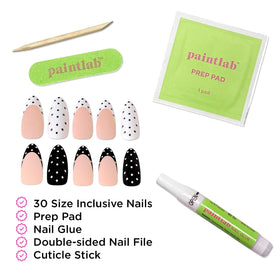 PaintLab nail glue and prep kit for secure wear