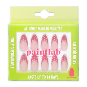 PaintLab polka dot nails kit with almond shape for versatile looks