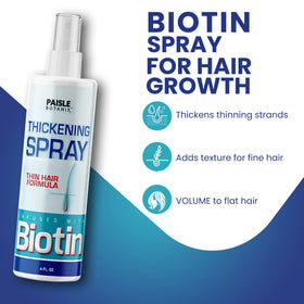 Paisle Botanics Biotin hair texture closeup highlighting fullness