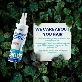 Paisle Botanics Biotin packaging on shelf suggests premium care