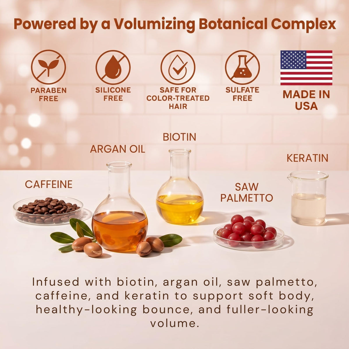 Paisle Botanics Biotin Shampoo color-safe formula suitable for treated hair.