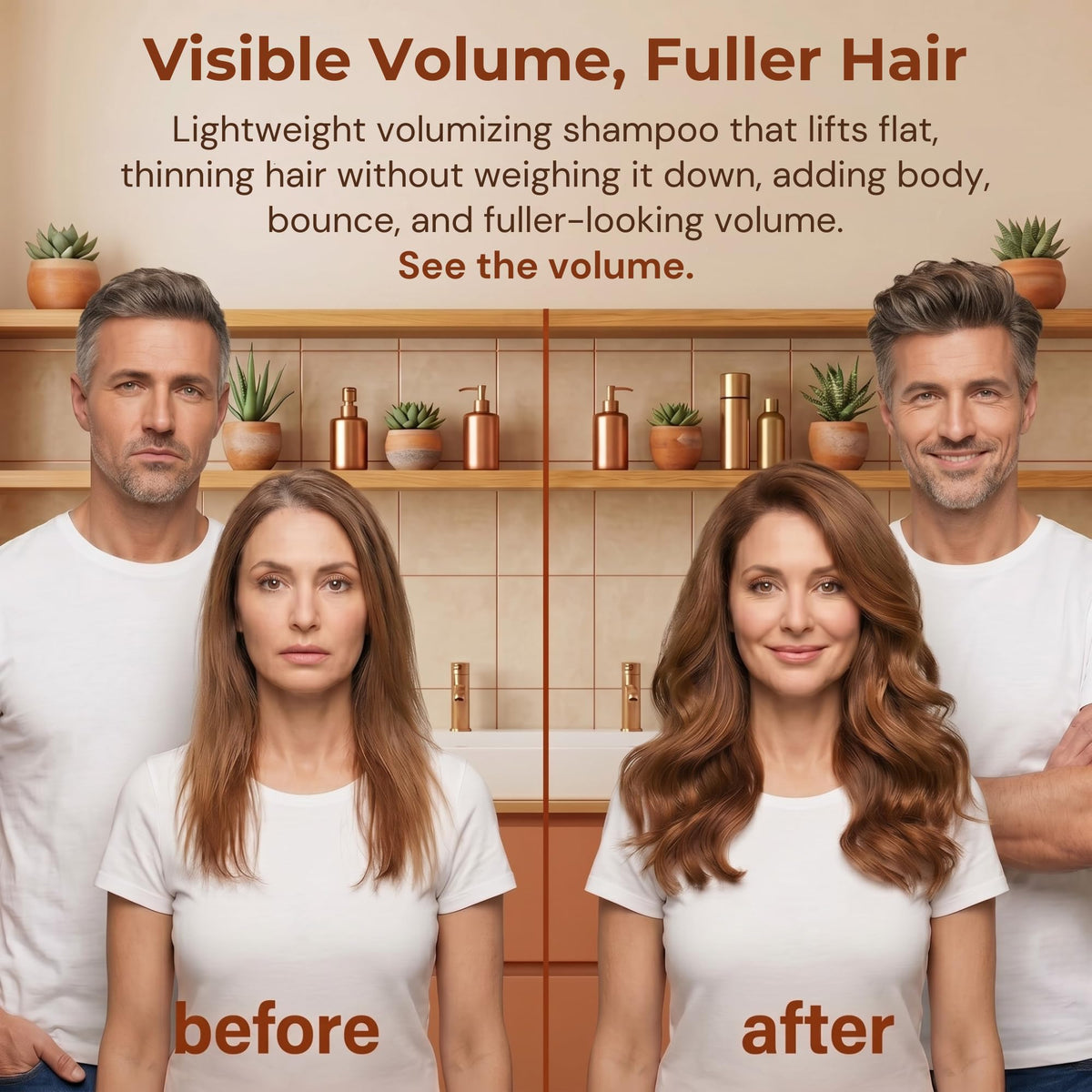Paisle Botanics Biotin Shampoo ingredients panel highlights saw palmetto and caffeine benefits.