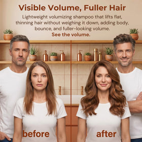 Paisle Botanics Biotin Shampoo ingredients panel highlights saw palmetto and caffeine benefits.