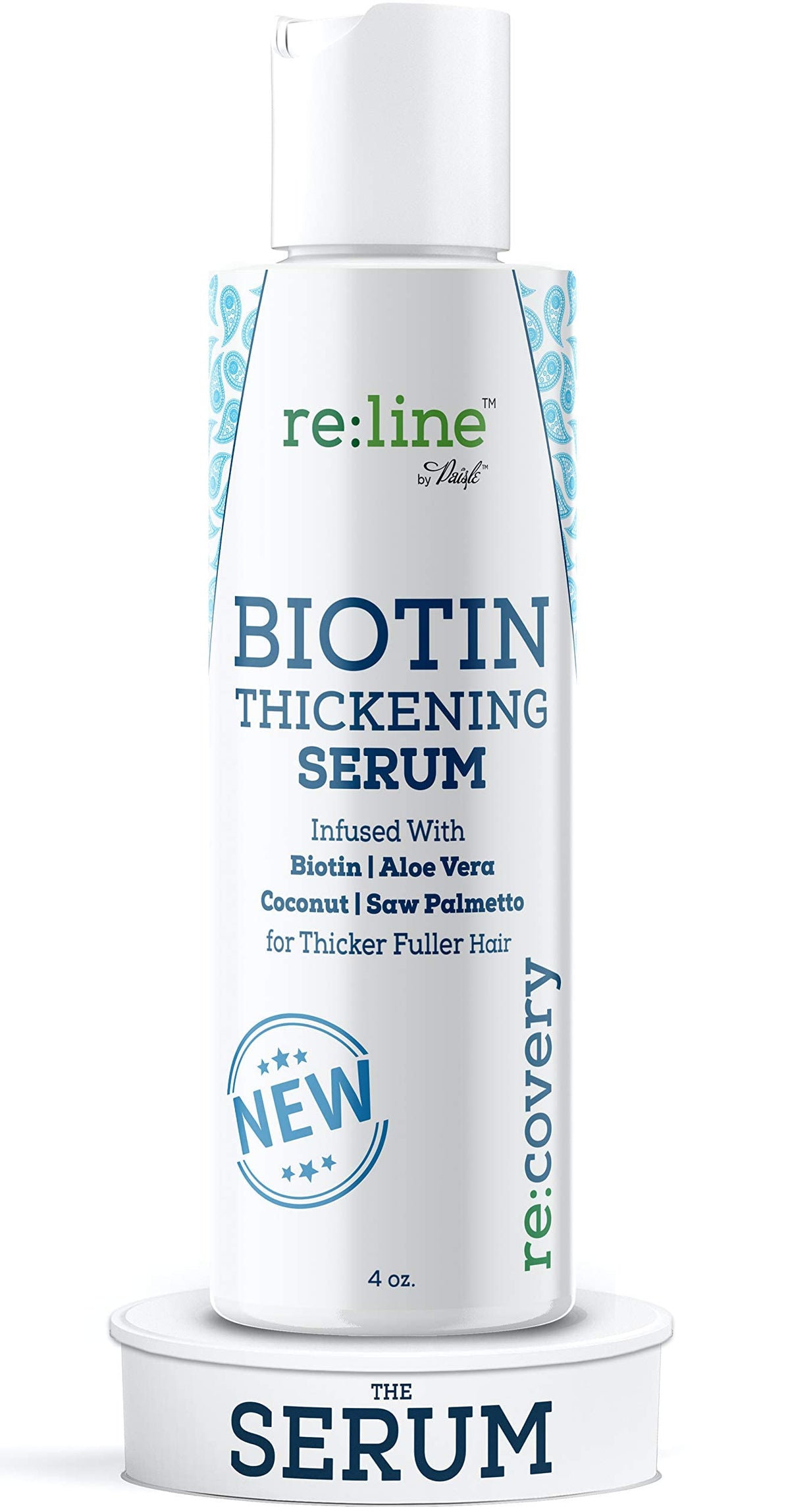 Paisle Botanics Hair Growth Serum application on scalp for easy, nourishing use