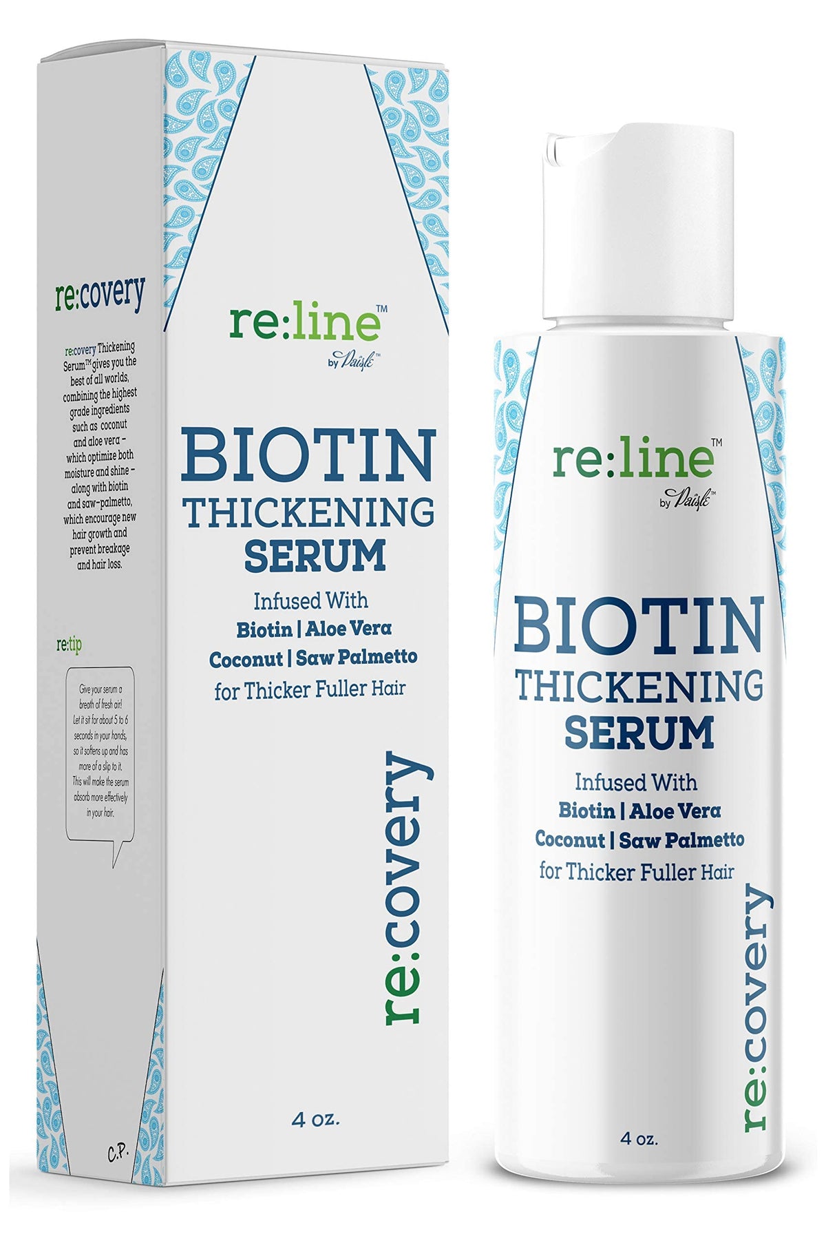Paisle Botanics Hair Growth Serum being massaged into the scalp during routine